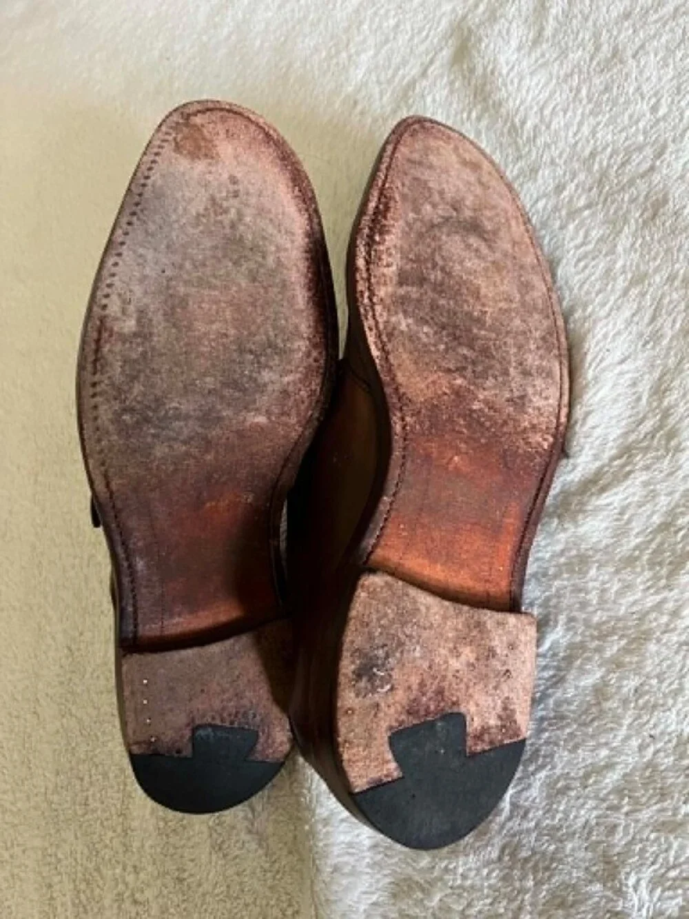 Allen Edmonds Norwich Leather Monk Strap Dress Shoes Men's size 10.5
